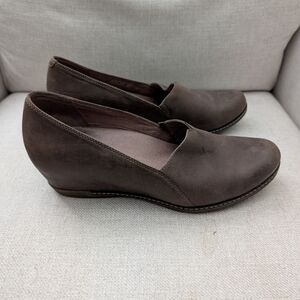 Dansko Brown Leather Wedges Women's Size 41